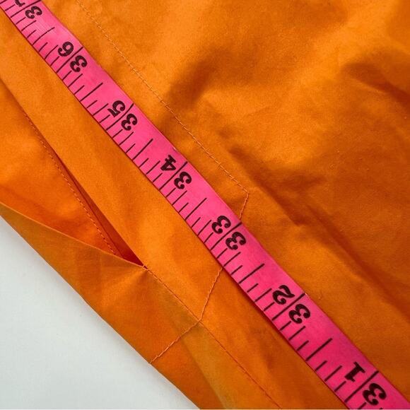 Odeeh sleeveless poplin dress orange sz 38 - Picture 8 of 9